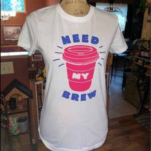 ☕️- ☕️🤎🌸NEED MY BREW TSHIRT
